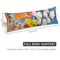 thumbnail image 2 of Funda de almohada Pokémon, funda de almohada larga de cuerpo entero, almohada de compañero de juegos para niños, cojín de sofá, muebles para el hogar, decoraciones de cama de 20" x 54", 2 of 5