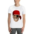 thumbnail image 3 of Summer Men Tee ShirtSkull (22) Graphic Letter Print T Shirts Crew Neck Short Sleeves Sports Sizes XS-5XL, 3 of 5