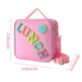 thumbnail image 2 of Cute Insulated Lunch Bag for Kids Teens Girls Boys with Adjustable Shoulder Straps Ideal Picnic Food Cooler Tote for School Travel Reusable Lunchbox, 2 of 5