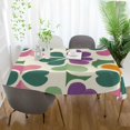 thumbnail image 3 of Yayeee Tablecloths 60" x 120" Rectangle Wrinkle Resistant Party Table Cover, Purple Clover Pattern, 3 of 8