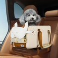 thumbnail image 2 of Portable Travel Dog Car Seat Central Control Car Safety Pet Seat for Small Dogs Yorkshire Teddy Transport Dog Carrier Protector ShopWise Round, 2 of 8