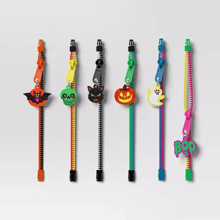 12ct Zipper Fidget Bracelet Party Favors