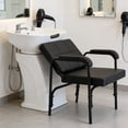 thumbnail image 2 of Artist Hand Heavy Duty Reclining Barber Shampoo Chair Salon Beauty Spa Equipment(Black), 2 of 16