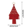 thumbnail image 5 of Vikakiooze Christmas Decorations Indoor Decor, Christmas Knitted Christmas Tree Shaped Wall Hanging Decorations, Christmas Tree Decorations, Christmas Party Supplies for Kids And Beginners, 5 of 7