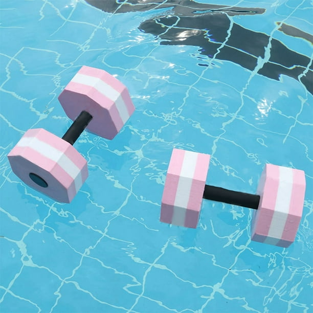 2 Mancuernas para Aeróbic Acuático Lly240424001 | Barras Acuáticas de Espuma Eva Resistentes para Ejercicios En Piscina | Agarre Cómodo y Portátil | Natación, Fitness, Entrenamiento de Fuerza, Spa