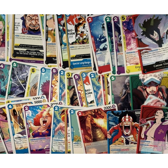 One Piece Royal Blood 50 Commons / Uncommons Lot of 50 Single Cards