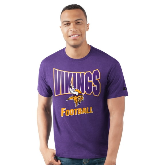 Men's-Starter  Purple Minnesota Vikings Prime Time T-Shirt
