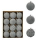 thumbnail image 2 of HWRETIE Christmas Baubles for Tree Decor,12 Pcs Velvet Christmas Balls Flocked Christmas Tree Ornaments Plastic Balls Xmas Decorative Hanging Ornaments Decoration 3.15 Inch, 2 of 6