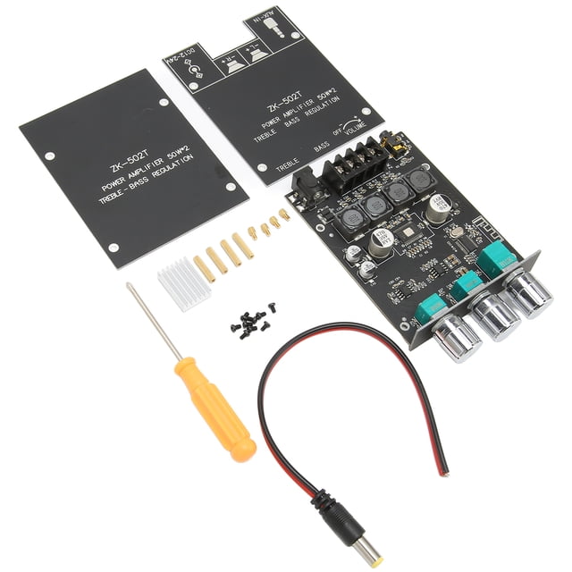 Módulo amplificador Bluetooth, módulo amplificador Bluetooth 2 Módulo receptor amplificador Bluetooth Placa amplificadora de sonido Resultados impresionantes