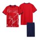thumbnail image 4 of Odeerbi 4-14 Años Conjunto de Verano Para Niños de Atletismo Camiseta de Running de Secado Rápido Camiseta de Manga Corta Transpirable Camiseta de Manga Corta Con Degradado, 4 of 5