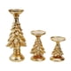 thumbnail image 4 of 3x Candelabros para árboles de Navidad Candelabros para velas de té Esculturas Candelabros para sala de estar Chimenea Escritorio Oro, 4 of 8