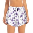 thumbnail image 4 of Lsque Orchids Flowers Printed Women's Running Shorts with Liner Pockets,Elastic Quick Dry Workout Athletic Gym Yoga Shorts,Womens High Waist Shorts-X-Large, 4 of 9