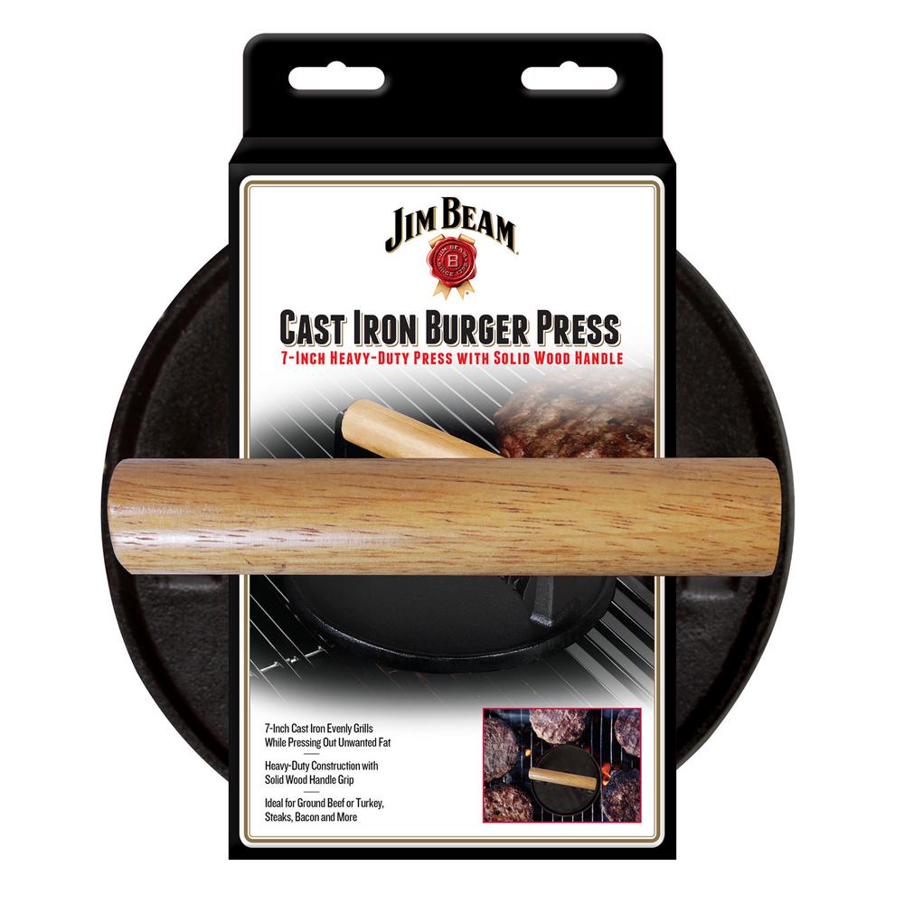 Jim Beam Burger and Meat Press with Wooden Handle - image 3 of 6