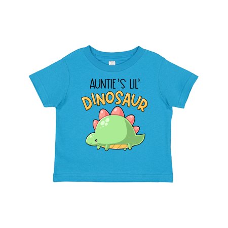 

Inktastic Auntie s Lil Dinosaur with Cute Stegosaurus Boys or Girls Toddler T-Shirt