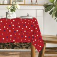 thumbnail image 4 of 4th of July Tablecloth 60x102 Inch, Patriotic Star American Independence Day Memorial Day Table Cover for Party Picnic Dinner Decor, 4 of 6