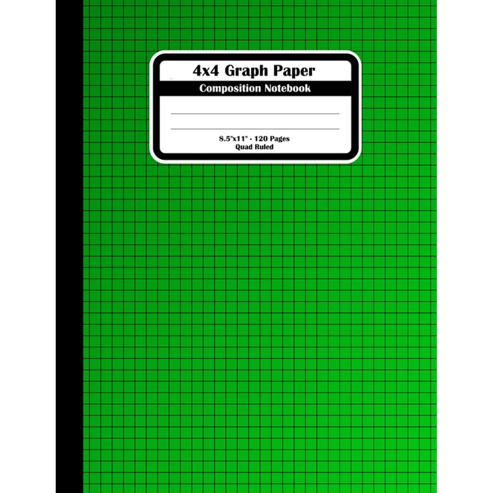 Soft Cover Graph Notebook With Pocket And Conversion Charts