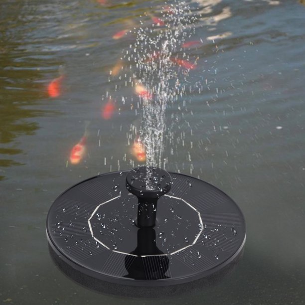 Solar Fountain, Bird Bath Water Pump, Easy To Install And Use For Pond