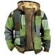 thumbnail image 1 of Men's Print Jacket Men's Spring And Autumn Casual Trend Zipper Hooded Jacket 2XL, 1 of 3