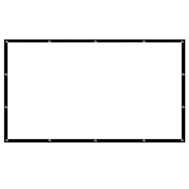 Teatro de cine en casa al aire libre de alta definición con pantalla de proyector plegable portátil