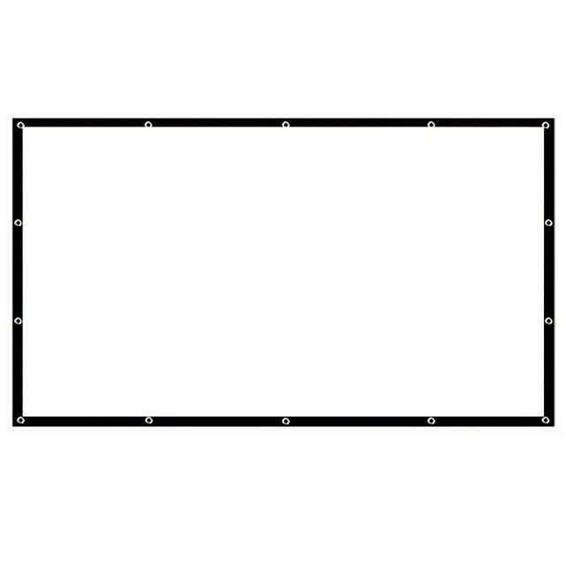 Mistaha Portable Foldable Projector Screen High Definition Outdoor Home Cinema Theater 3D Movie (84inch, 16:9)