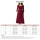 thumbnail image 5 of Vestido plisado de manga larga, vestido de manga larga redondo para mujer, vestido hasta la rodilla con cuello redondo, vestido elegante de manga larga para mujer, artesanía superior, 5 of 5