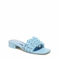 thumbnail image 2 of Circus NY by Sam Edelman Women's Kenna Sandal Poolslide Blue 7.5M, 2 of 5
