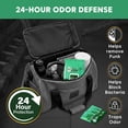 thumbnail image 3 of XL Deodorant Wipes for Men - 60 Ct. + 4 Travel Body Wipes Individu Wrapped - 8"x8" Odor Eliminator Towelettes for Underarm, Body, Feet - pH Balanced Armpit Smell Remover for Gym & Post Workouts, 3 of 4