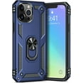 thumbnail image 1 of iPhone 13 Pro Max Case, Military Armor 360°Unbreakable Swivel Ring Kickstand [Work with Magnetic Car Mount] Slim Shockproof Durable Cover Holster Compatible Apple iPhone 13 Pro Max Cover - Blue, 1 of 5
