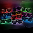 thumbnail image 1 of Gafas luminosas de mosaico, gafas de discoteca inalámbricas con luces LED, gafas de baile, gafas luminosas LED, sílabas eléctricas, 1 of 3