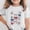 01 White, variant on Freshbabe Kids Girls 4Th Of July Coquette Bows Print Short Sleeve Crew Neck T-Shirt, Red White Blue Bow Casual Summer Top For Independence Day,Size3-15