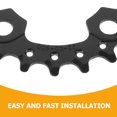 thumbnail image 3 of BESTYASH 1Pack Black Chromium Molybdenum Steel Chainring for Mountain Bike Chainring Disc Sturdy Replacement, 3 of 8