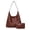 Red, variant on DGMIOCS Woven Tote Bag for Women with Purse, Fashion Shoulder Hobo Underarm Bags, Large Woven Handmade Work Commuter Day Bags White
