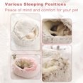 thumbnail image 2 of Cama para gatos para un sueño profundo, felpa y cálida cueva para gatos, cómoda y de apoyo, 2 of 8