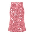 thumbnail image 4 of CheerKidz Women's Sequined Round Neck Pullover Tops 2025 Trendy Summer Blouse,Casual Sleeveless Shirt,Loose Fits Fashion Tops for Party(Pink,L), 4 of 7