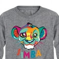 thumbnail image 3 of The Lion King - Colorful Simba - Toddler & Youth Long Sleeve Graphic T-Shirt, 3 of 5