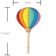 thumbnail image 3 of Washranp Rainbow Umbrella Balloon Shape Fridge Magnet,Magnetic Sticker Decoration with Bendable Hook for Home Office Wall Decor, 3 of 5
