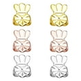 thumbnail image 1 of Abbracc 3Pcs Earring Backs Stabilizers Multicolor Earring Back for Hold in Place Women, 1 of 8