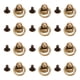 thumbnail image 3 of Remaches De Cuero, Remaches De Latón Para Monedero, Tachuelas De Bola, Material De Cobre, Producción De Bricolaje, 200 Juegos Para Bolso Para Ropa YLSHRF Bronce, 3 of 8