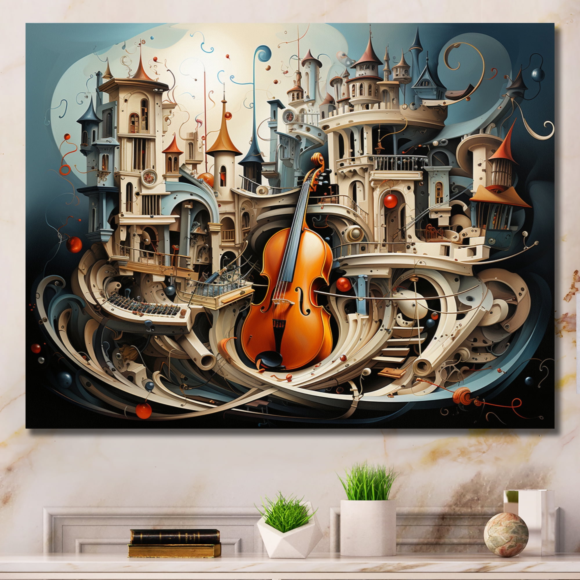 Designart Surrealism Wall art decor, Surrealism Wall Art