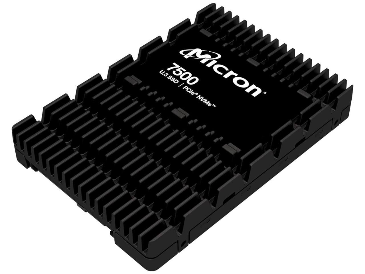 Micron 7500 MAX 1.6 TB 2.5" 256-bit U.3 PCIe 4.0 (NVMe) Solid state drive Model MTFDKCC1T6TGQ-1BK1DABYYR