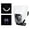 White, variant on BIMZUC 35W 5 LED Motorcycle Headlight Assembly High Brightness Low Energy Consumption 400lm DRL Headlamp Replacement Kit for Husqvarna FC TC FE TE 2014-2022 Black 12.2 inches / 31 cm