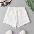 thumbnail image 6 of Kids Girls' Denim Shorts Toddler Jeans Girls Embroidered Jeans Girls Clothes Summer Girl Jeans Size 9-10 Years, 6 of 7
