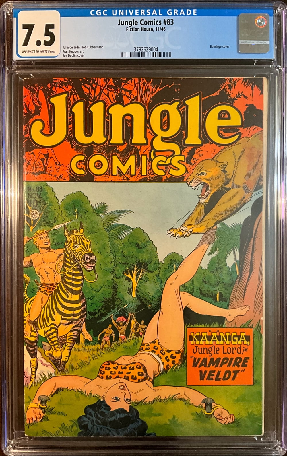 Cover of Jungle Comics #83