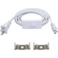 thumbnail image 1 of fuzhong-UL-LP Certification 18AWG T5 T8 Connecteur de Fil LED Cordon d'Alimentation Tube LED Rallonge avec Prise US pour Tube Lumineux T5 T8 Câble d'Extension Intégré (2M SW), 1 of 4