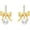 Bow-1, variant on Freshwater Pearl Bow Earrings for Women 14K Gold Plated 925 Sterling Silver Ribbon Bow Stud Ribbon Pearl Dangle Earrings Dainty Jewelry