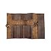 thumbnail image 2 of Hide & Drink, Rustic Pencil Roll Pouch, Multi-Purpose Storage Wrap for Scissors, Earphones, Organizer for Craft, Full Grain Leather, Handmade, Slate Blue, 2 of 4