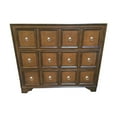 thumbnail image 1 of Riley Dark Walnut Finish Cabinet 35 Inches Tall, 1 of 1