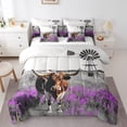 thumbnail image 1 of YST Longhorn Bull Comforter Set, Garden Windmill, 7-Piece, Western Animals, Queen, 1 of 5