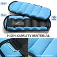 thumbnail image 3 of Pesas para tobillo Sportneer, correas ajustables para piernas de 1 a 5 kg, 3 of 9
