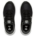 thumbnail image 3 of Under Armour Unisex Kids' Grade School Pursuit BP Running Shoes Black/White/Metallic Silver - 3022092-001, 3 of 5